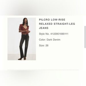 Anthropologie Pilcro Low Rise Jeans